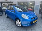 Nissan Micra 1.2 DIG-S Connect Ed Navigatie 5Drs, Auto's, Nissan, Voorwielaandrijving, Euro 5, Gebruikt, Blauw