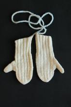 Brocante wollen baby / peuter wanten met koord, Ophalen of Verzenden, Jongetje of Meisje, Wanten