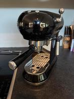 SMEG espresso machine zwart, Witgoed en Apparatuur, Koffiezetapparaten, Espresso apparaat, Gemalen koffie, Ophalen of Verzenden