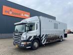 Scania P230 TOP: multifunct. ruimte met airco (camper?), 22k, Auto's, Euro 5, Achterwielaandrijving, Scania, Metallic lak