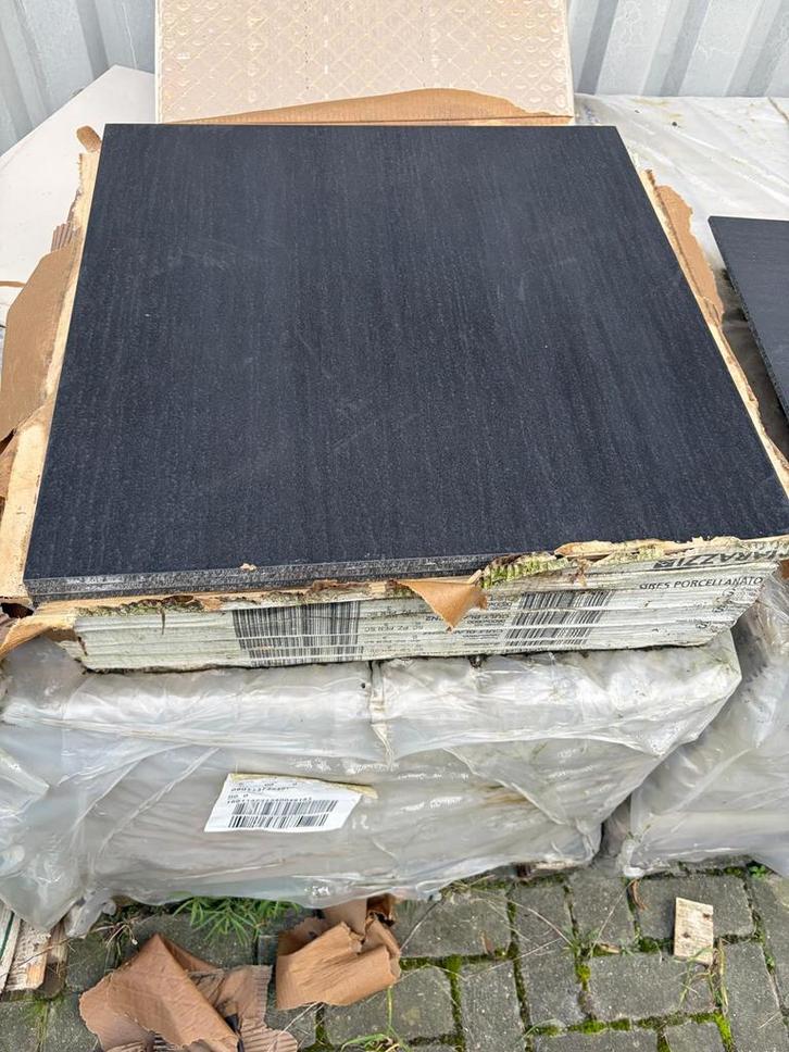 Vloertegels diverse soorten zwart/grijs/wit, Doe-het-zelf en Verbouw, Tegels, Zo goed als nieuw, Vloertegels, Keramiek, 60 cm of meer