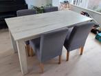 Eettafel, Huis en Inrichting, Tafels | Eettafels, Ophalen, Gebruikt, 50 tot 100 cm, 150 tot 200 cm