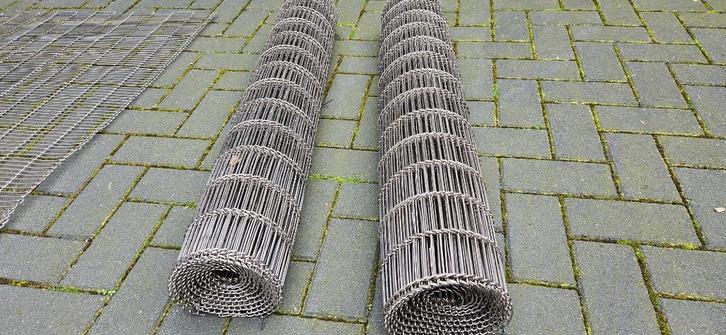 Gaas 3 rollen rvs gaas ,overal voor te gebruiken ca 45kilo, Tuin en Terras, Gaas en Draad, Zo goed als nieuw, Gaas, Minder dan 10 meter