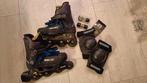 bauer skeelers 38 en bescherming, Sport en Fitness, Skeelers, Ophalen of Verzenden, Gebruikt, Inline skates 4 wielen, Bauer