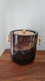 Design ijsemmer Macabo, Overige materialen, Gebruikt, Bruin, Ophalen of Verzenden