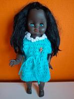 Vintage donkere Ratti pop 40 cm made in Italy, Verzamelen, Ophalen of Verzenden, Gebruikt, Pop