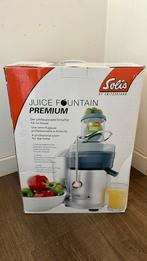 Juice Fountain Premium Solis, Zo goed als nieuw, Ophalen, Sapcentrifuge, Elektrisch