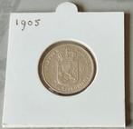 Zilveren 1/2 gulden 1905 Wilhelmina, Postzegels en Munten, Munten | Nederland, ½ gulden, Zilver, Ophalen of Verzenden, Koningin Wilhelmina