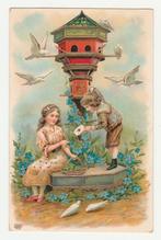 Kinderen bij duiventil.  1909., Verzenden, Voor 1920, Gelopen, Overige thema's