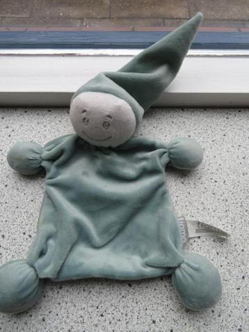 Knuffelpop pop spookpop knuffeldoek merk Tiamo grijs/groen beschikbaar voor biedingen