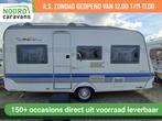 HOBBY DE LUXE 450 VOORTENT + LUIFEL + DWARSBED + FIETSENDR, Rondzit, Hobby, Bedrijf, 750 - 1000 kg