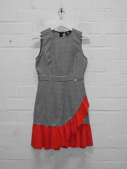 Liu Jo - Prachtige geruite Jurk maat IT42/NL36 - Nieuw, Kleding | Dames, Jurken, Nieuw, Maat 36 (S), Zwart, Boven de knie, Ophalen of Verzenden