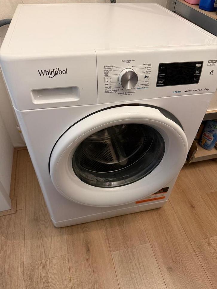 Whirlpool FFBBE8448WEV wasmachine, Witgoed en Apparatuur, Wasmachines, Gebruikt, Voorlader, 8 tot 10 kg, 85 tot 90 cm, 1200 tot 1600 toeren