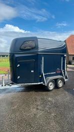 Paardentrailer, tweepaards, Hotra Voltaire met zadelkamer, Dieren en Toebehoren, Ophalen, Zo goed als nieuw, Polyester, 2-paards trailer