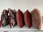 5 oud roze kussens, “Nieuw” met veren binnenkussen “jantje”, Huis en Inrichting, Woonaccessoires | Kussens, Ophalen, Nieuw, Roze