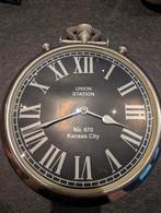 Wandklok op Batterij - Union Station Kansas City, Huis en Inrichting, Woonaccessoires | Klokken, Ophalen of Verzenden, Gebruikt