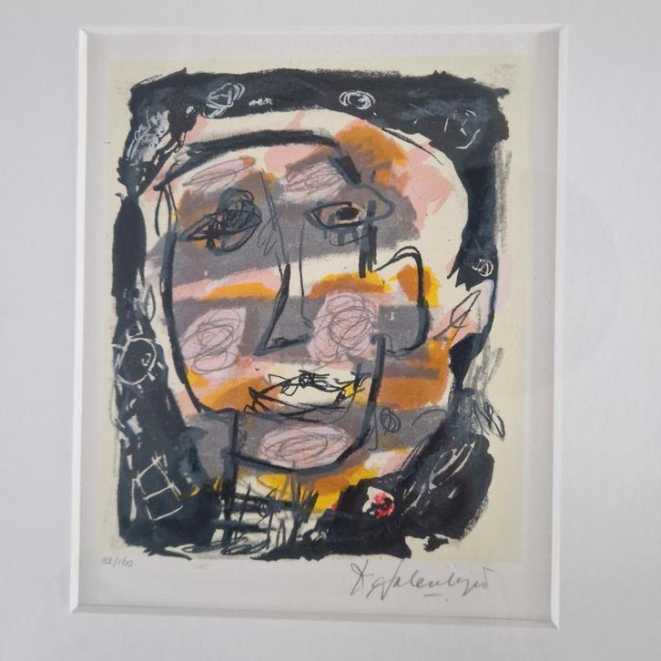 Kees Salentijn Zeefdruk, Antiek en Kunst, Kunst | Tekeningen en Foto's, Ophalen