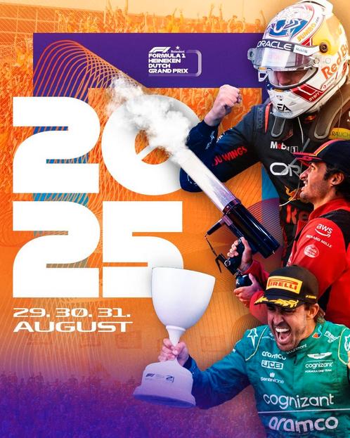 2x Passe Partout voor F1 Zandvoort 2025 (FRI/SAT/SUN) Tarzan, Tickets en Kaartjes, Overige Tickets en Kaartjes, Drie personen of meer