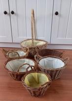Diverse mandjes, Ophalen of Verzenden, Gebruikt, Rechthoekig, Riet