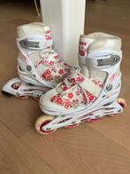 Roces inline skates roze bloemen mt 30-33, Kinderen, Roces, Ophalen of Verzenden, Inline skates 4 wielen
