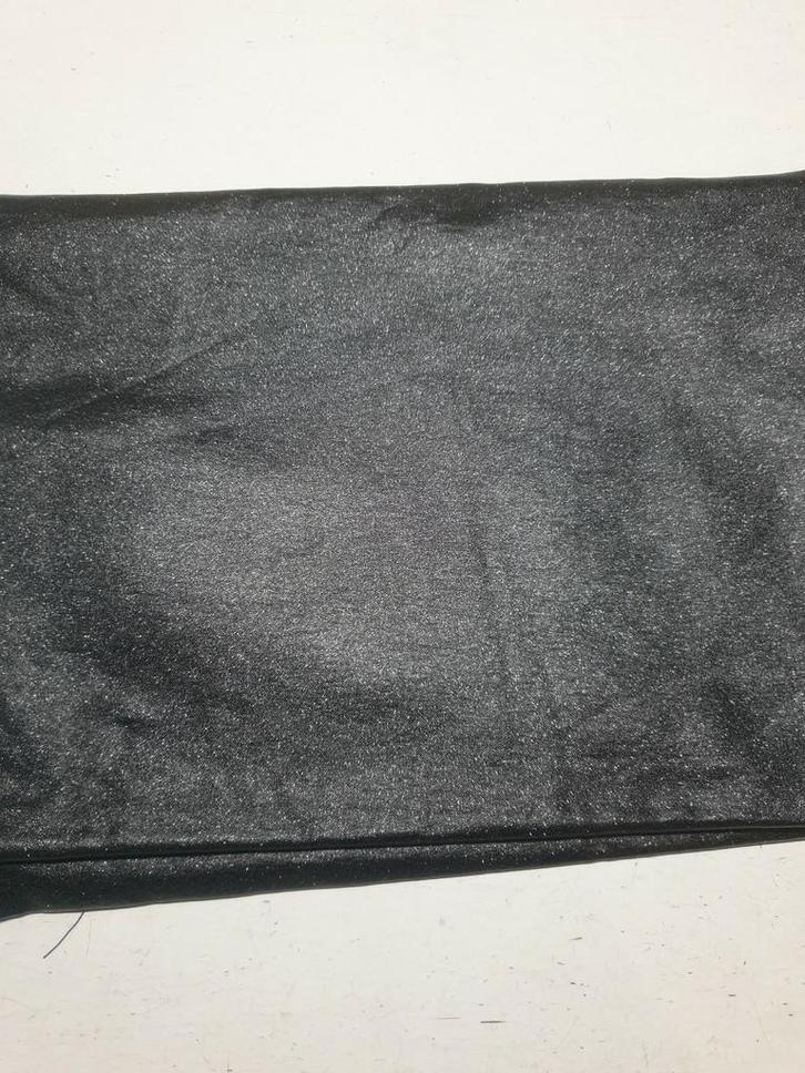 Skai black foil (132), Hobby en Vrije tijd, Stoffen en Lappen, Nieuw, Leer of Kunstleer, 120 cm of meer, 30 tot 200 cm, Zwart