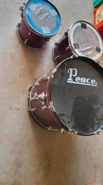 Peace Drumstel - 3 Delig (1 Defect) + 2 losse drums, Ophalen, Gebruikt, Overige merken