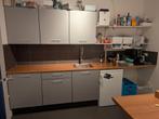 Keuken / keukenkastjes grijs, Huis en Inrichting, Keuken | Keukenelementen, Ophalen, Gebruikt, 200 cm of meer, Minder dan 100 cm