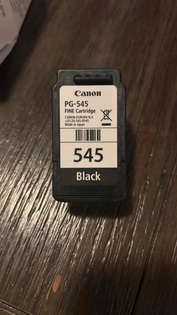 Nieuwe Canon PG-545 Zwart Cartridge - Ongebruikt!, Computers en Software, Printerbenodigdheden, Nieuw, Cartridge, Ophalen of Verzenden