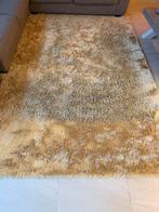 Vloerkleed geel/goud hoogpolig, Huis en Inrichting, Stoffering | Tapijten en Kleden, Ophalen, Gebruikt, 200 cm of meer, 200 cm of meer