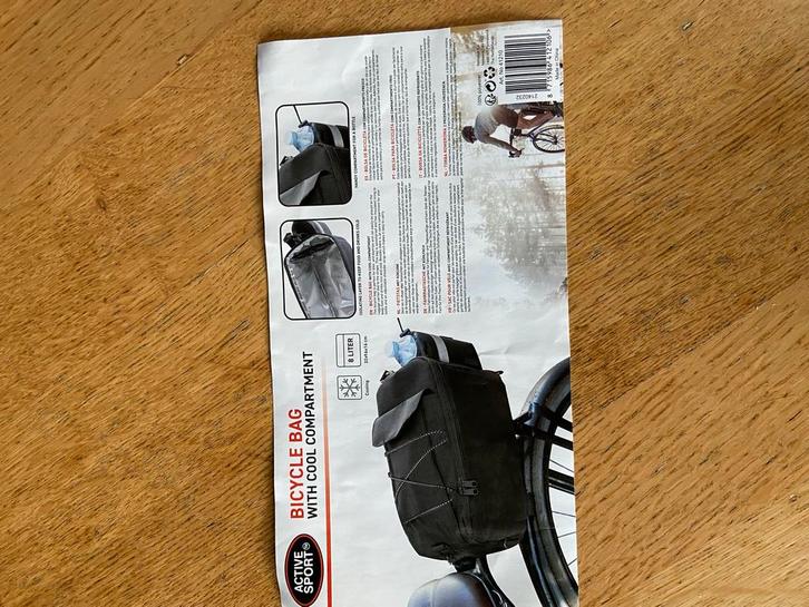 Fiets Tas met Koelvak - Active Sport, Fietsen en Brommers, Fietsaccessoires | Fietstassen, Zo goed als nieuw, Ophalen of Verzenden