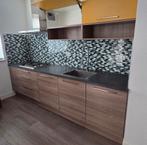 Bruynzeel keuken – 302 cm breed – met inbouwapparatuur, Ophalen, Bruin, Enkelwandige keuken, Zo goed als nieuw