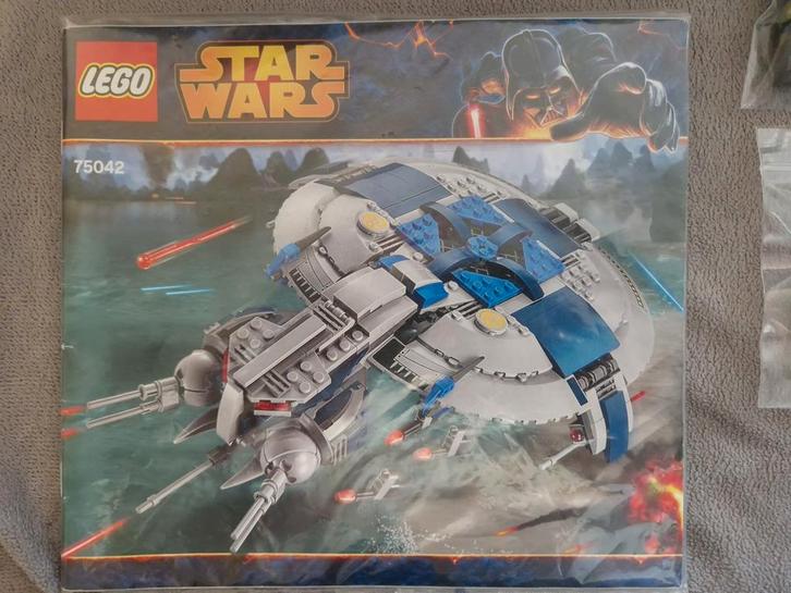 Lego Star Wars set 75042 Droid Gunship, Kinderen en Baby's, Speelgoed | Duplo en Lego, Zo goed als nieuw, Lego, Complete set, Ophalen of Verzenden