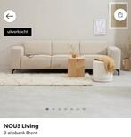 Nuos living 3 zitsbank Brent (nieuw gekocht, niet gebruikt), 250 tot 300 cm, Driepersoons, 75 tot 100 cm, Ophalen of Verzenden