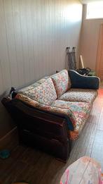Kasteelbank opnieuw bekleed, Huis en Inrichting, Banken | Sofa's en Chaises Longues, Ophalen of Verzenden, Gebruikt, Leer