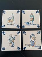 KLM hollandse kleine tegeltjes - onderzetters 1980, Ophalen of Verzenden