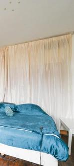 Hema gordijn, Huis en Inrichting, Stoffering | Gordijnen en Lamellen, Ophalen, Zo goed als nieuw, Crème, 200 cm of meer