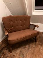 Brocante retro bankje, Ophalen, Tweepersoons, 75 tot 100 cm, Zo goed als nieuw