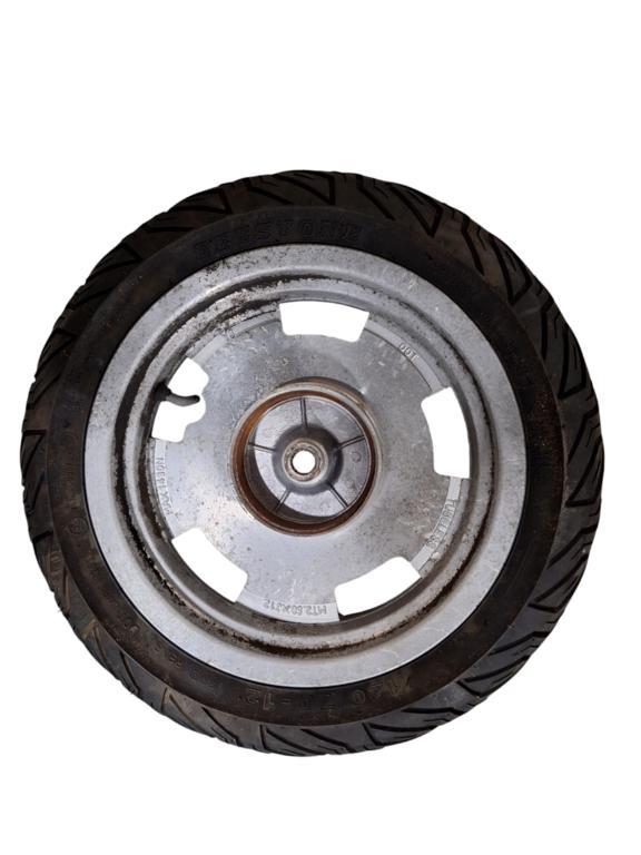 Achterband achtervelg remschijf origineel AGM LX, Fietsen en Brommers, Brommeronderdelen | Scooters, Gebruikt, Ophalen of Verzenden