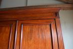 Prachtige strakke antieke mahonie houten kast., Antiek en Kunst, Antiek | Meubels | Kasten, Verzenden