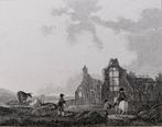 Antieke kopergravure naar Albert Cuyp, Ophalen of Verzenden