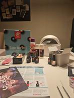 Pink Gellac startersset met lamp en kleuren, Gebruikt, Overige kleuren, Ophalen of Verzenden, Handen en Nagels