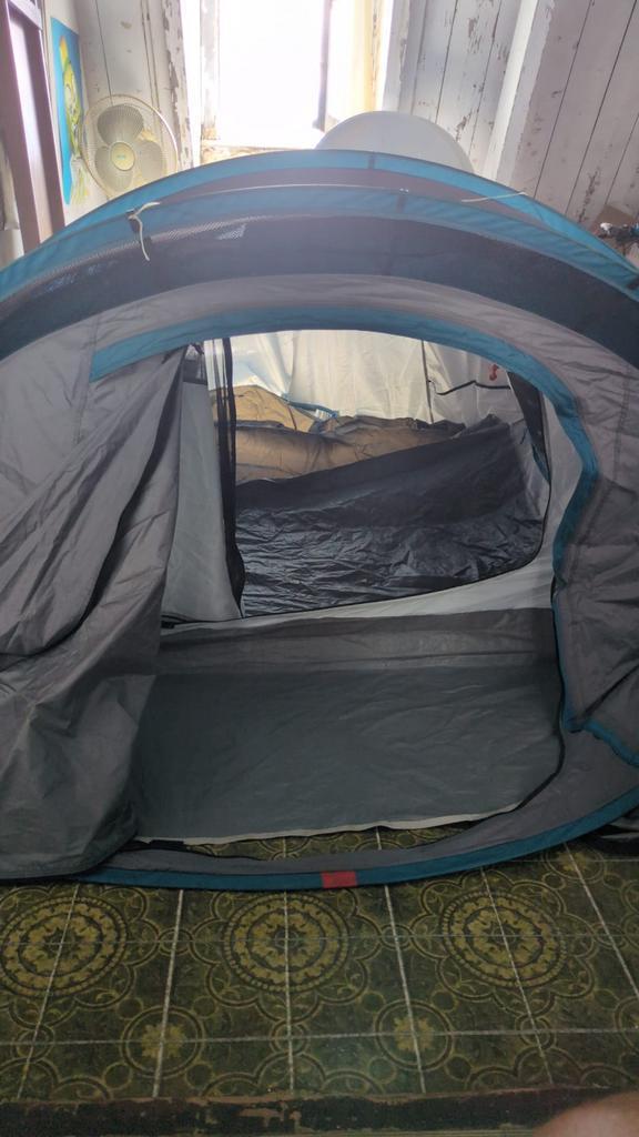 Quechua 2 Seconds XL Air 2 Tent, Caravans en Kamperen, Tenten, tot en met 2, Gebruikt, Ophalen of Verzenden