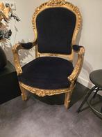 Koninginnestoel goud met zwarte bekleding, Ophalen