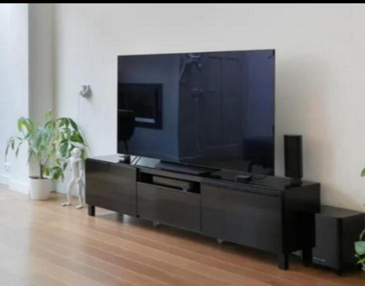 TV-meubel Ikea Besta, Huis en Inrichting, Kasten | Televisiemeubels, Zo goed als nieuw, Minder dan 100 cm, 150 tot 200 cm, 25 tot 50 cm