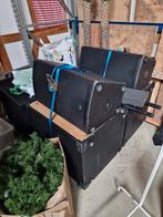 Compleet PA Systeem: 4x DAP X18B 2x XT12 met crown amps, Ophalen, Gebruikt, 1000 watt of meer, P.A.