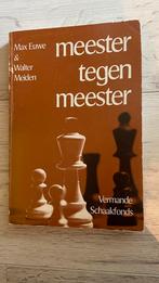 Max Euwe- schaakboek Meester tegen Meester, Boeken, Hobby en Vrije tijd, Gelezen, Ophalen of Verzenden, Max Euwe, Overige onderwerpen