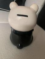 Puntgave Panda Spaarpot, Ophalen of Verzenden, Zo goed als nieuw, Steen, Aardewerk of Keramiek, Dier