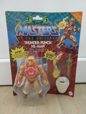 He-Man Thunder Punch Masters of the Universe Origins MOTU beschikbaar voor biedingen