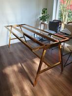 Onderstel poten grote eettafel tafel design vintage goud, Gebruikt, 200 cm of meer, Rechthoekig, 50 tot 100 cm