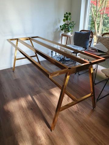 Onderstel poten grote eettafel tafel design vintage goud beschikbaar voor biedingen